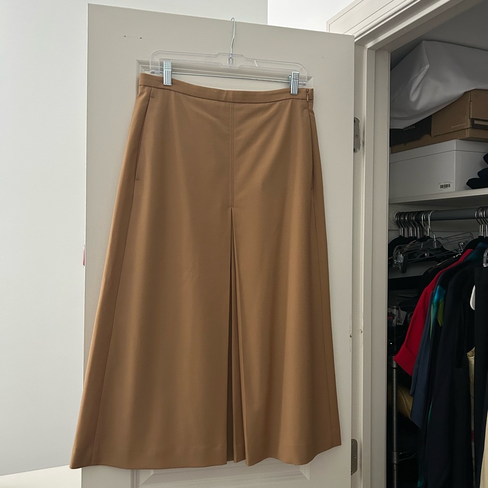 COS Camel Midi Skirt, US10